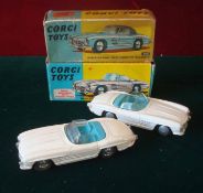 Corgi Toys Mercedes-Benz 300SL: 303S Mercedes-Benz 300SL Open Roadster together with another open