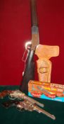 Selection of Cowboy Guns and Rifle: To include Boxed set of Lone Star Deputy Dan Spurs, Cheyenne