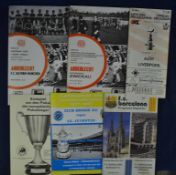 UEFA Cup Programme etc: Scarce Barcelona v PSV Eindhoven 12th April 1978 plus 6 other European