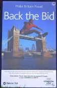 2012 London Olympic Back the Bid Advertising Posters: Set of 6 featuring Swimming, High Jump,