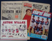 Aston Villa Collection: An Aston Villa Cup History Pictorial Souvenir by Norman Edwards, signed by