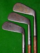 3x matching Cochranes Edinburgh Super Pat Appl’d irons to incl 1, 4 and 6 – all with period full