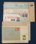 Selection of Official European Football Club Envelopes: Sent to a Football fan in 1950s / 60s asking
