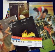 1976 Montréal Olympic Games programmes and tickets – to include The Closing Ceremony plus 6x other