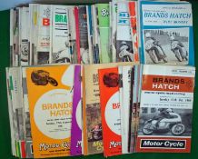 Large Collection of Brands Hatch Motor Bike racing Programmes: From 1957 – 1965 covering