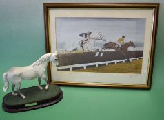 Desert Orchid and Arkle – to incl. Desert Orchid Royal Doulton Bone China figure: c. 1989 modelled