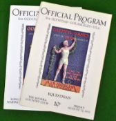 Los Angeles Olympics 1932 Programmes: Both for Friday 12th August for Rowing at The Riviera