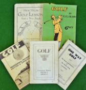 Golf Instruction booklets from the 1930s onwards – Jas Currie Macbeth “One way Golf” illustrated