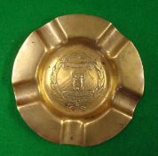 1920 FA Cup Final Commemorative Brass Ashtray: Aston Villa v Huddersfield Town with 2 footballers