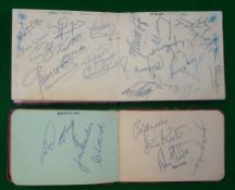 1950s Football Autograph Albums: Two albums with a wealth of signatures from the football greats