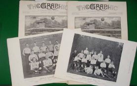 The “Graphic” Illustrated Weekly Newspaper Covering FA Cup Finals 1895 & 1911 & Famous Footballers