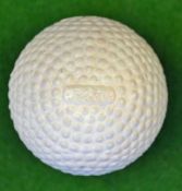 Fine Kite bramble pattern guttie golf ball – unused - retaining all the original white finish