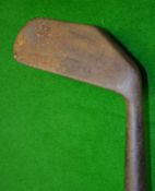 Stadium Golf Co “Dunlewy” Pat Iron – featuring a deep pointed sole stamped Pat No. 253394 c/w full