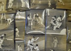 Collection of 1950s Cricket Black & White Press Photographs: Featuring West Indies, Australia,