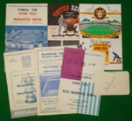 1956 / 1957 FA Cup Football Programmes: To include Southend v Birmingham 26/1/57 FA Cup 4th Round