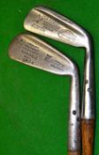 2x Maxwell irons to inc Gibson cleek - both fitted with full length grips