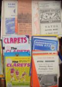 Ex League Team Programmes Late 1950s onwards: Both Home & Away Matches including Workington, Barrow,
