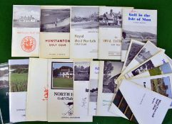 Golf Club Official English Handbooks (18) – mostly from the 1970s onwards to Aldeburgh, Burnham &