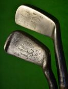 2x pat Anti Shank mashie irons to incl Hawkins’s Never Rust Fairlies and Gibson’s Smith’s Pat – some