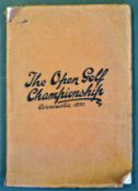 Carnoustie 1931 The Open Golf Championship handbook – original brochure produced to celebrate the