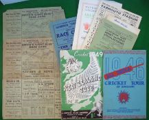 Selection of Cricket, Rowing, Hockey, Sporting Programmes from 1920s onwards to incl 1922