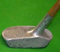 Mills Standard Golf Co Schenectady style alloy centre shaft mallet head putter – fitted with the