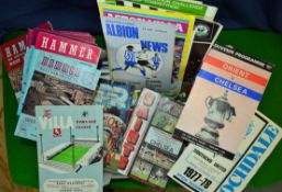 Selection Various football Programmes: To include FA Cup Finals, Non-League covering many Teams (1