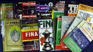 Big Match Football Programmes: Including FA Cup Finals 1960, 1961, 1963 (2) plus 12 all 1960s/70s.