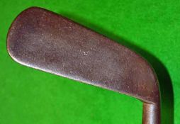 Early Carrick general iron c. 1880 - c/w makers faint stamp mark and cross cleek mark – 5” hosel