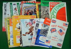 Quantity of Various Speedway Programmes: From 1950s – 1970s featuring Speedway clubs Swindon,