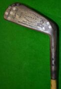 Rare C H Kennett Pat drilled face and hosel no.2 iron c. 1930 – fitted with an early coated steel