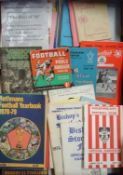 1930s Onwards Handbooks & Football Programmes, Autographs & Memorabilia: Handbooks include 1936/7