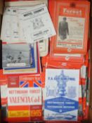 Nottingham Forest Home & Away Programmes 1960s. Possibly complete sets of homes for 1966/7 to 1969/