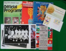 Selection of World Cup Football Programmes: To include 1966 England v West Germany (A/F), 1970 and