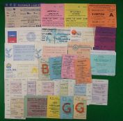 Everton Tickets 1960s to 1981: Including Homes v Fulham & v Bolton 1962/3 (Championship Season) &