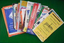 Collection of varied Football Programmes: Including big matches. Condition varies (78 items).