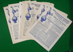 Tottenham Hotspur Home Football Programmes: Pre 1955 to include 1950/51 Newcastle and Christmas