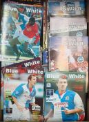 Football Programmes: Including Blackburn Rovers (Championship Season) 1994/5 season 21 home & 9 away