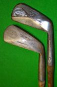 2x Scottish club makers diamond backed smf irons to incl Anderson St Andrews and Gibson Star stamped