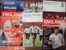 England Programmes: Home and Away programmes mainly 1970 onwards mostly larger size issues. Very