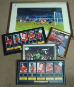 Manchester United Signed Prints: Including “Fulfilling the Dream” depicting Cantona scoring