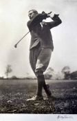 Beldam, George (after) “ HARRY VARDON” - photogravure signed in pencil to the border by Harry Vardon