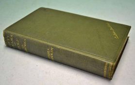 Kirkaldy, Andrew – “Fifty Years of Golf – My Memories” 1st ed 1921 in original green and gilt golf