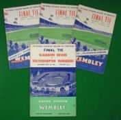 Wolverhampton Wanderers FA Cup Final Programmes: To include 3 examples of the 1949 Final