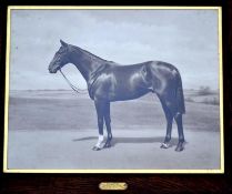Original 1934 Photogravure of Colombo Winner of 2000gns – owner Lord Glanely - signed and dated by