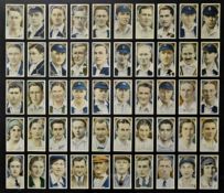 Cricket Cigarette cards – Set of Ardarth Tobacco Co “Cricket Tennis and Golf Celebrities” issued