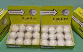 24x Spitfire cellophane wrapped golf balls – in the original shop display boxes with flip up display