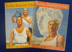 1936 Berlin’s Illustrated News special Olympic issue (English title) 1 &2: Berliner illustrirte