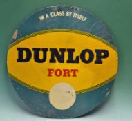 Tennis Advertisement – an original Dunlop Fort circular coloured advertisement shop display -