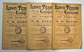 Rare & Early 1900 Lawn Tennis and Croquet Magazines from the year 1900 - to incl Vol. IV No. 94 to